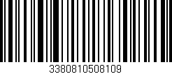 Código de barras (EAN, GTIN, SKU, ISBN): '3380810508109'