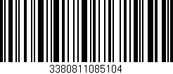 Código de barras (EAN, GTIN, SKU, ISBN): '3380811085104'