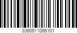 Código de barras (EAN, GTIN, SKU, ISBN): '3380811086101'