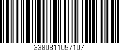 Código de barras (EAN, GTIN, SKU, ISBN): '3380811097107'