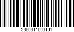 Código de barras (EAN, GTIN, SKU, ISBN): '3380811099101'