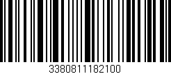 Código de barras (EAN, GTIN, SKU, ISBN): '3380811182100'