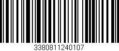 Código de barras (EAN, GTIN, SKU, ISBN): '3380811240107'