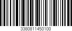 Código de barras (EAN, GTIN, SKU, ISBN): '3380811450100'