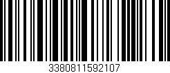 Código de barras (EAN, GTIN, SKU, ISBN): '3380811592107'