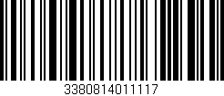 Código de barras (EAN, GTIN, SKU, ISBN): '3380814011117'