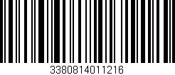 Código de barras (EAN, GTIN, SKU, ISBN): '3380814011216'