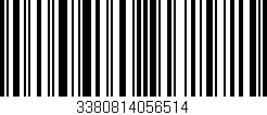 Código de barras (EAN, GTIN, SKU, ISBN): '3380814056514'