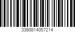 Código de barras (EAN, GTIN, SKU, ISBN): '3380814057214'