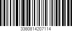 Código de barras (EAN, GTIN, SKU, ISBN): '3380814207114'