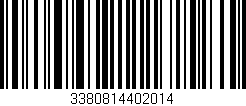 Código de barras (EAN, GTIN, SKU, ISBN): '3380814402014'
