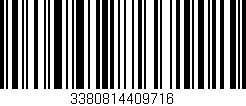 Código de barras (EAN, GTIN, SKU, ISBN): '3380814409716'
