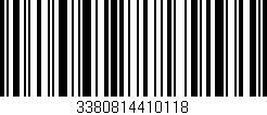 Código de barras (EAN, GTIN, SKU, ISBN): '3380814410118'