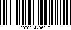 Código de barras (EAN, GTIN, SKU, ISBN): '3380814436019'