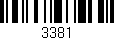 Código de barras (EAN, GTIN, SKU, ISBN): '3381'