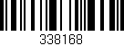Código de barras (EAN, GTIN, SKU, ISBN): '338168'