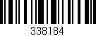 Código de barras (EAN, GTIN, SKU, ISBN): '338184'