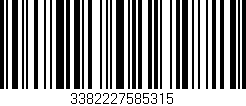 Código de barras (EAN, GTIN, SKU, ISBN): '3382227585315'