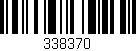 Código de barras (EAN, GTIN, SKU, ISBN): '338370'
