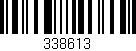 Código de barras (EAN, GTIN, SKU, ISBN): '338613'