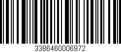 Código de barras (EAN, GTIN, SKU, ISBN): '3386460006972'