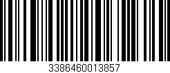 Código de barras (EAN, GTIN, SKU, ISBN): '3386460013857'