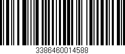 Código de barras (EAN, GTIN, SKU, ISBN): '3386460014588'