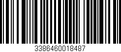 Código de barras (EAN, GTIN, SKU, ISBN): '3386460018487'