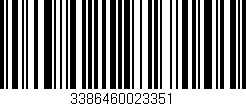 Código de barras (EAN, GTIN, SKU, ISBN): '3386460023351'