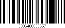Código de barras (EAN, GTIN, SKU, ISBN): '3386460033657'