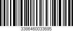 Código de barras (EAN, GTIN, SKU, ISBN): '3386460033695'