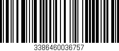 Código de barras (EAN, GTIN, SKU, ISBN): '3386460036757'
