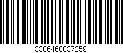 Código de barras (EAN, GTIN, SKU, ISBN): '3386460037259'