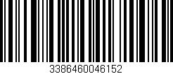 Código de barras (EAN, GTIN, SKU, ISBN): '3386460046152'