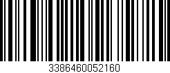Código de barras (EAN, GTIN, SKU, ISBN): '3386460052160'