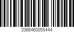 Código de barras (EAN, GTIN, SKU, ISBN): '3386460055444'