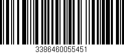 Código de barras (EAN, GTIN, SKU, ISBN): '3386460055451'