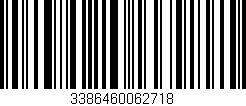 Código de barras (EAN, GTIN, SKU, ISBN): '3386460062718'
