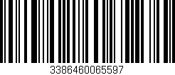 Código de barras (EAN, GTIN, SKU, ISBN): '3386460065597'