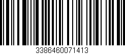 Código de barras (EAN, GTIN, SKU, ISBN): '3386460071413'