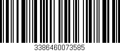 Código de barras (EAN, GTIN, SKU, ISBN): '3386460073585'