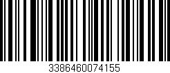 Código de barras (EAN, GTIN, SKU, ISBN): '3386460074155'