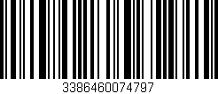 Código de barras (EAN, GTIN, SKU, ISBN): '3386460074797'