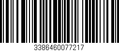 Código de barras (EAN, GTIN, SKU, ISBN): '3386460077217'