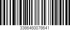 Código de barras (EAN, GTIN, SKU, ISBN): '3386460078641'