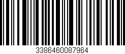 Código de barras (EAN, GTIN, SKU, ISBN): '3386460087964'