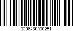 Código de barras (EAN, GTIN, SKU, ISBN): '3386460088251'