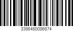 Código de barras (EAN, GTIN, SKU, ISBN): '3386460096874'
