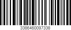 Código de barras (EAN, GTIN, SKU, ISBN): '3386460097338'