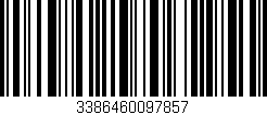 Código de barras (EAN, GTIN, SKU, ISBN): '3386460097857'